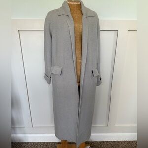 Line + Dot  Duster Sweater Women’s SM Gray Neutral Oversized Light Academia